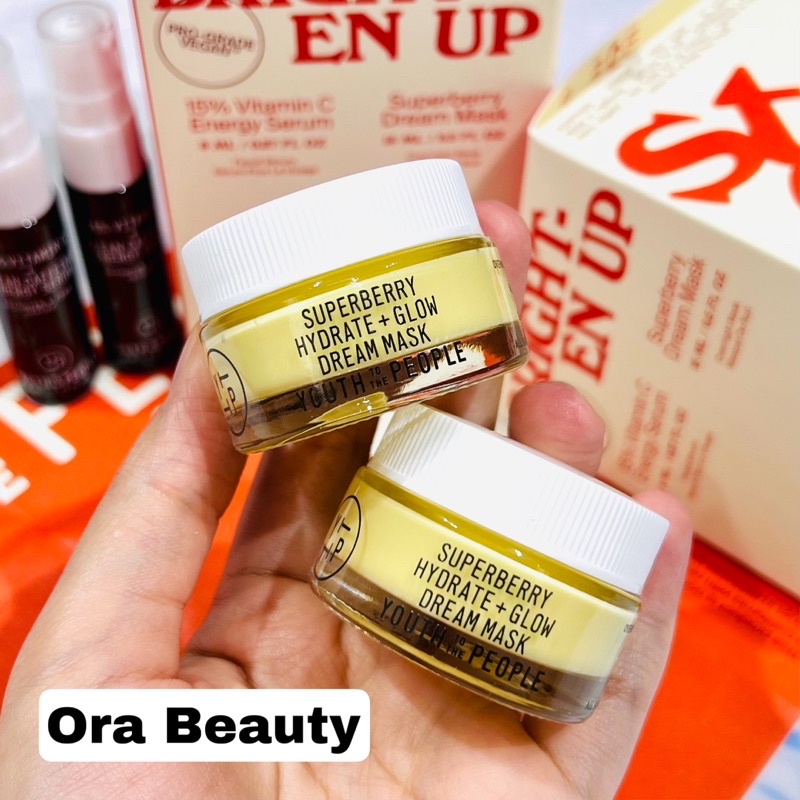 Mặt nạ ngủ Youth To The People Superberry Hydrate + Glow Dream Mas