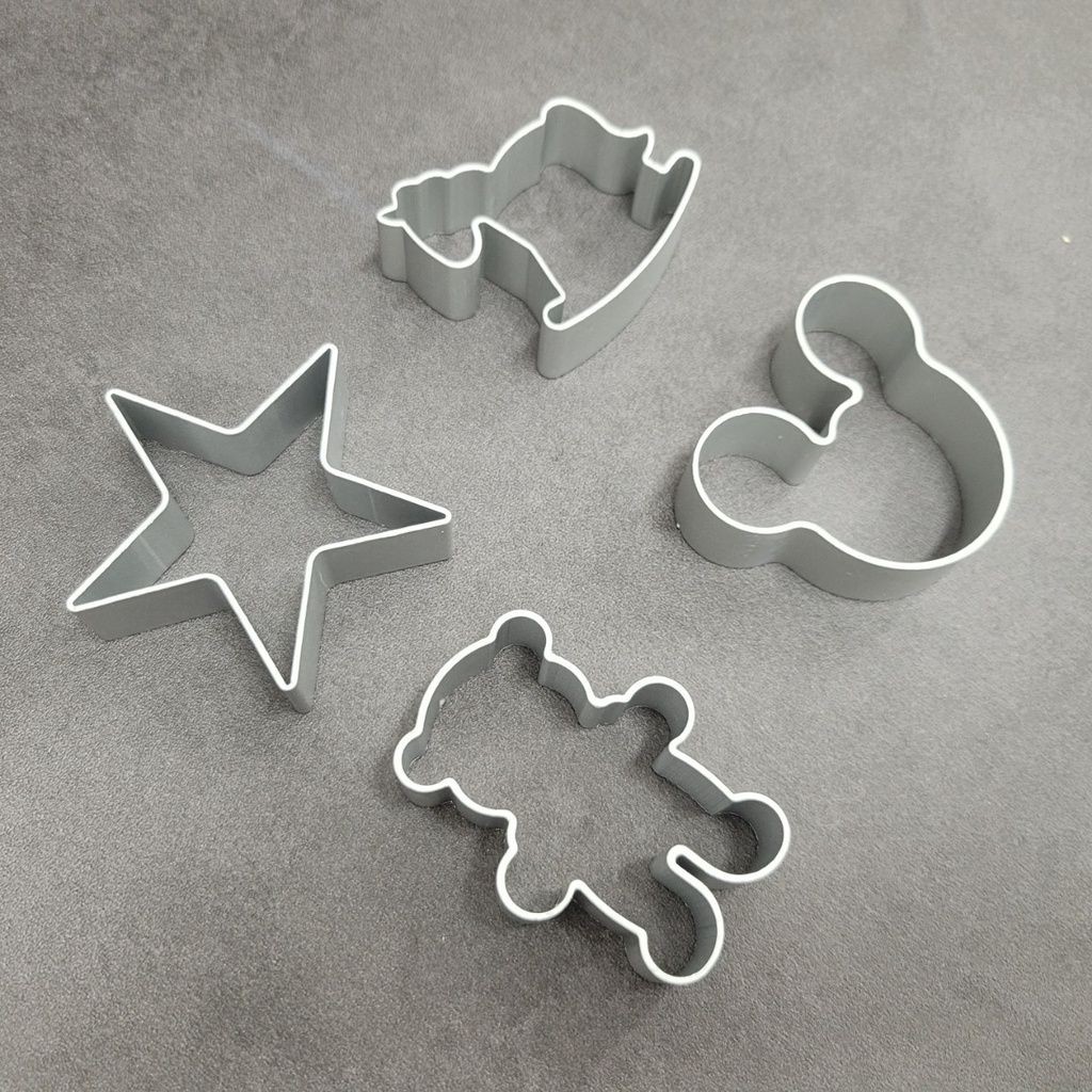 [GIÁ TỐT] KHUÔN BÁNH DỨA - KHUÔN NHẤN BÁNH COOKIE NHIỀU HÌNH DẠNG