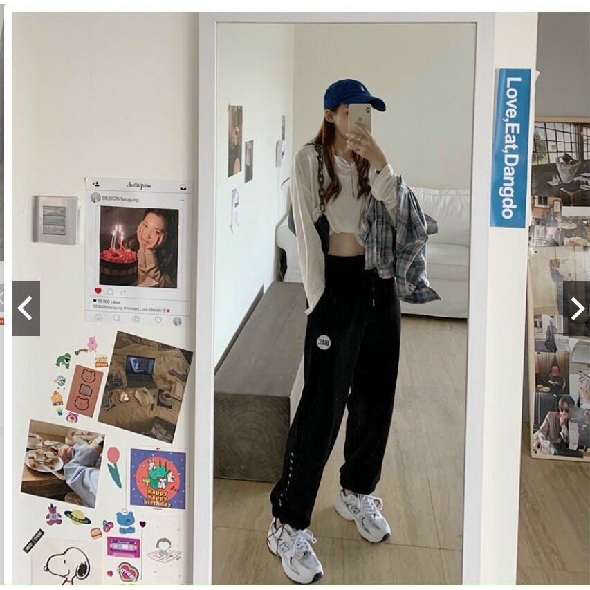 Quần Nữ Thể Thao, Quần Jogger Form Rộng Bo Chân Chất Vải Thun Coton Mềm Mịn  - ĐĂNG QUANG FASHION