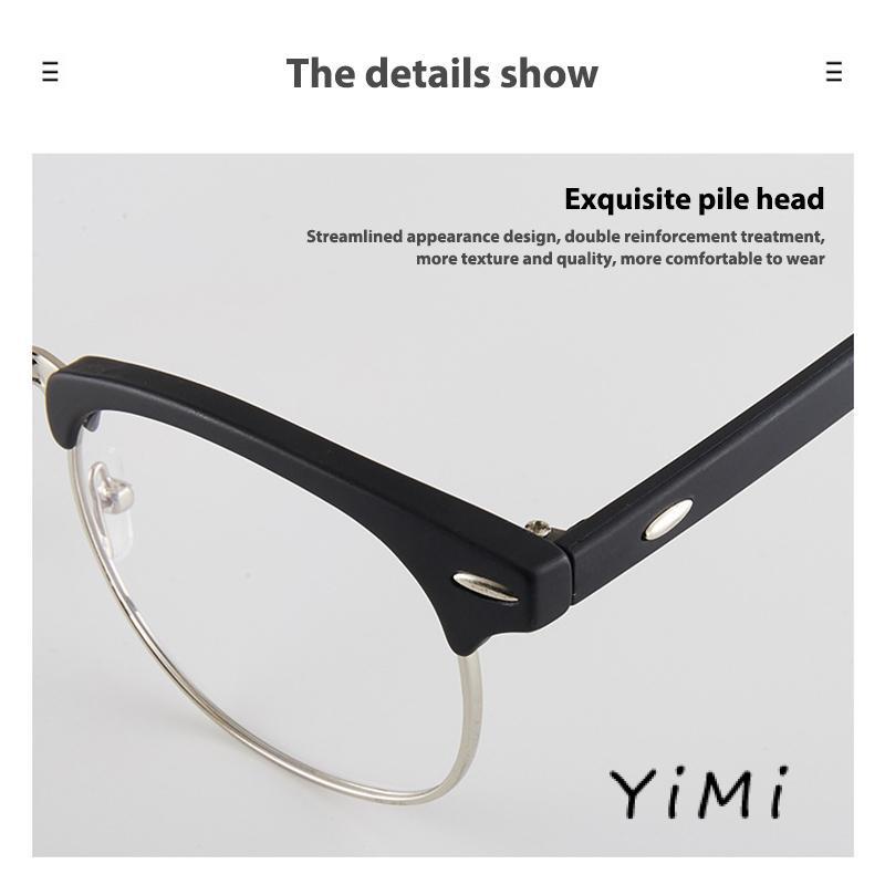 Kính gọng kim loại chặn ánh sáng xanh thời trang nam