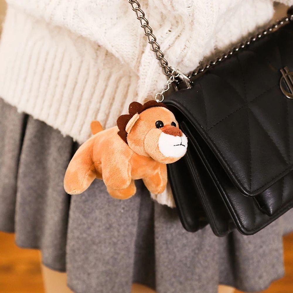 Lilyes Móc Khóa Búp Bê Nhồi Bông Hoạt Hình Jungle Brother Voi Hổ Đồ Chơi