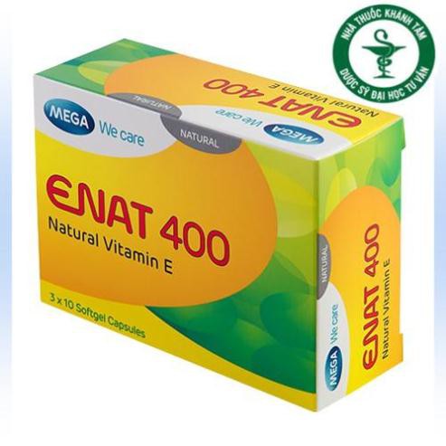! ! Natural Vitamin E 400 Mega We care - Enat 400