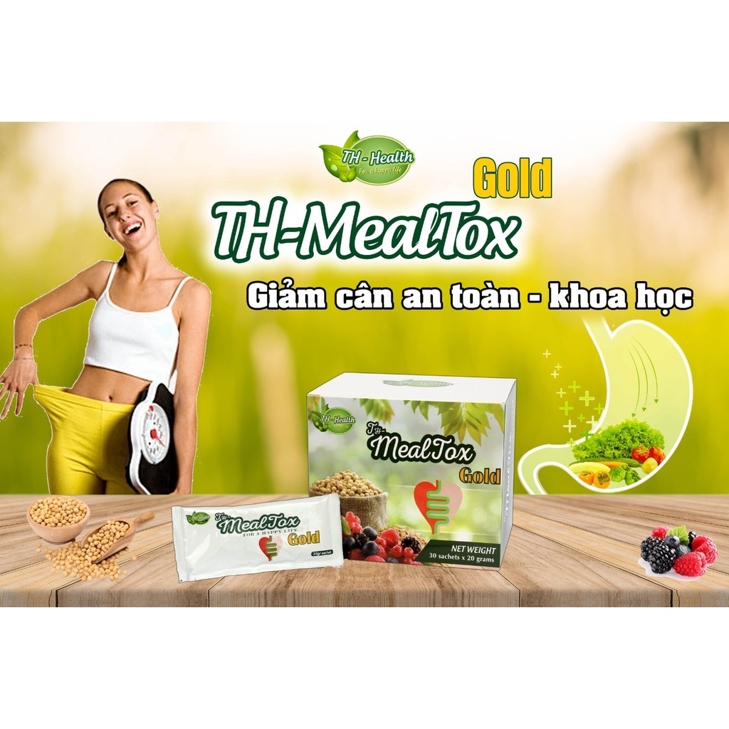 Thực phẩm bảo vệ sức khỏe TH- Mealtox GOLD - Thực phẩm chức năng hỗ trợ giảm cân an toàn, khoa học