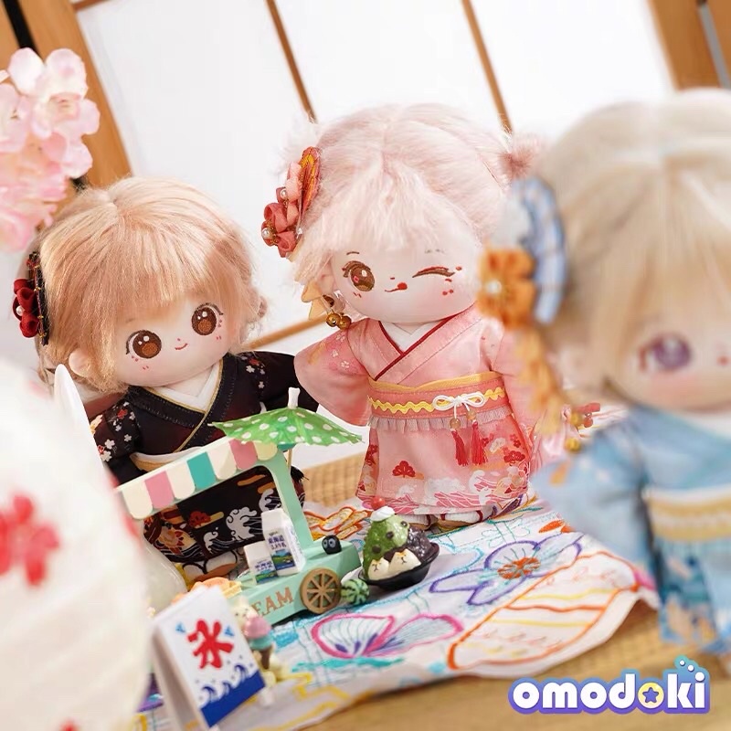 Phụ kiện tóc doll không thuộc tính- cho búp bê BJD hoa Kanzashi Nhật Bản8