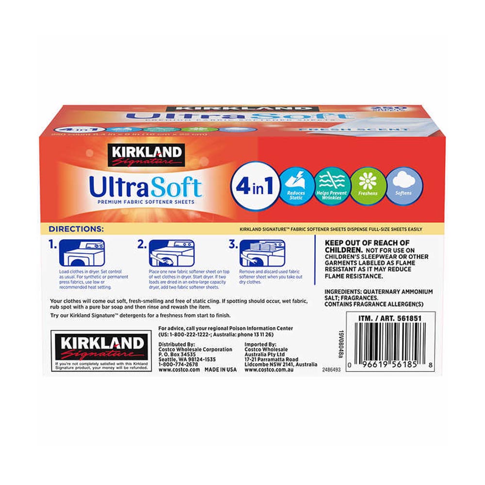 Giấy thơm Kirkland Signature Ultra Soft 250 tờ của Mỹ