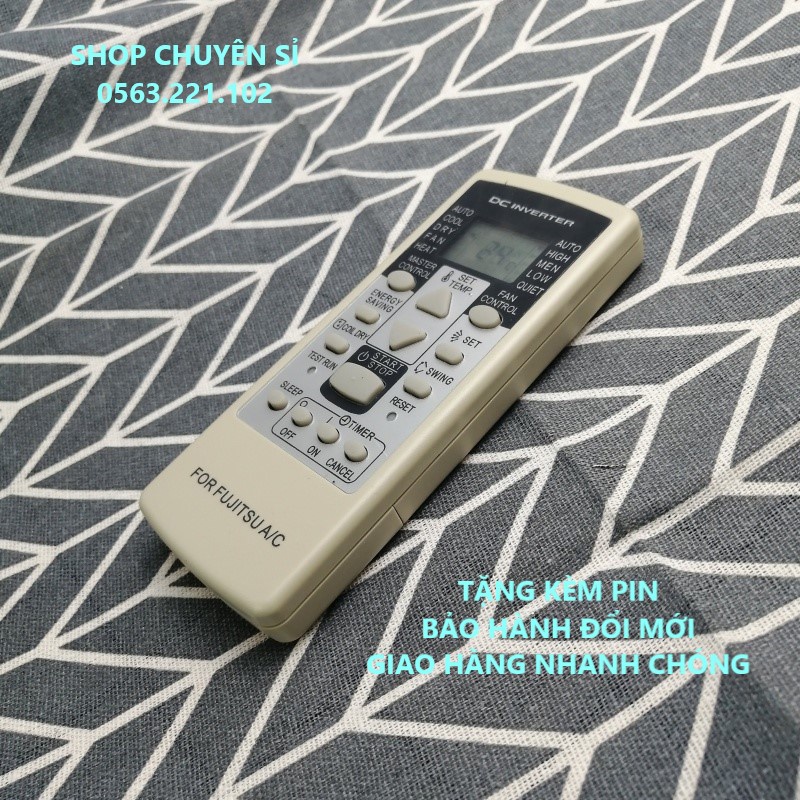 REMOTE Điều khiển điều hòa Fujitsu Invecter - MODEL:AR-RCD1C 🎁 BẢO HÀNH ĐỔI MỚI🎁