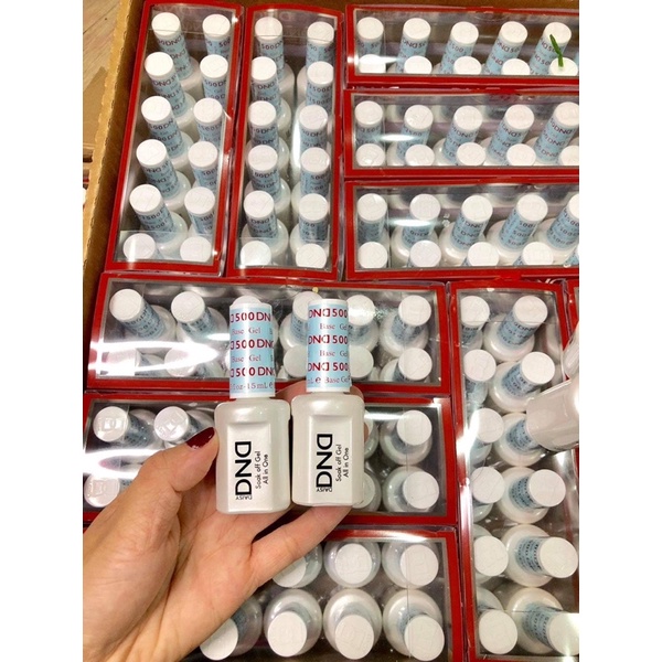 Liên kết base top DND chai 15ml hàng chuẩn USA- Hàng chính hãng chuyên dụng ngành nails