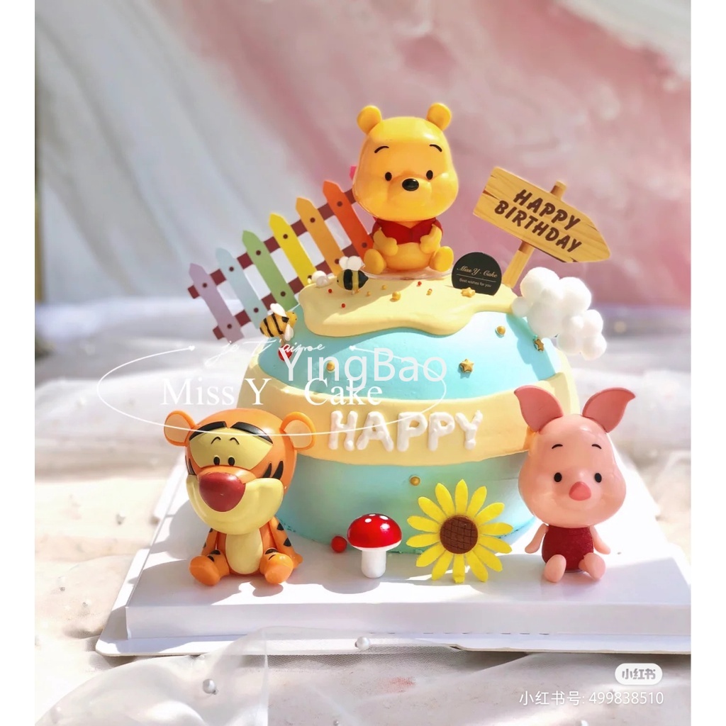 Mô Hình Nhân Vật Hoạt Hình Disney Trang Trí Bánh Kem
