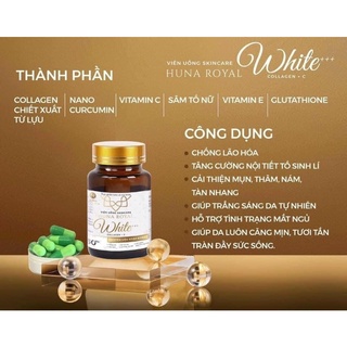 Tặng 1 hộp white 5 hộp white trắng da - mờ n.ám