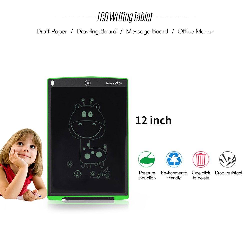 Máy Tính Bảng Vẽ Màn Hình Lcd Kỹ Thuật Số Di Động H12 12inch