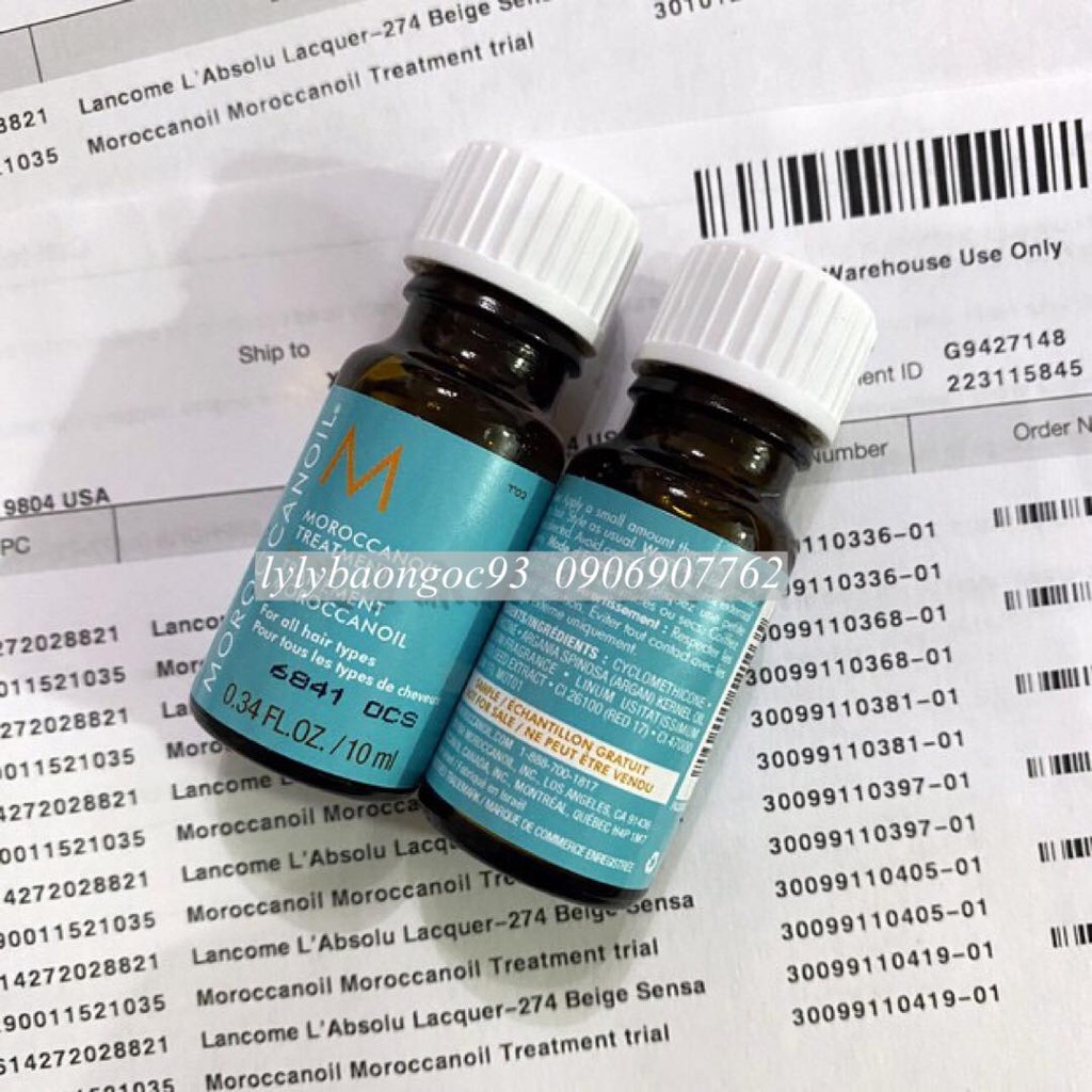 (Minisize 10ml) Tinh dầu dưỡng tóc Moroccanoil treatment | BigBuy360 - bigbuy360.vn