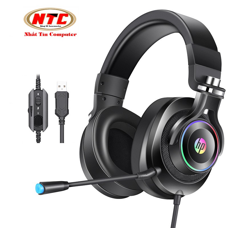 Tai nghe 7.1 chuyên game HP H500GS led RGB - âm thanh cực chuẩn (Đen) | BigBuy360 - bigbuy360.vn