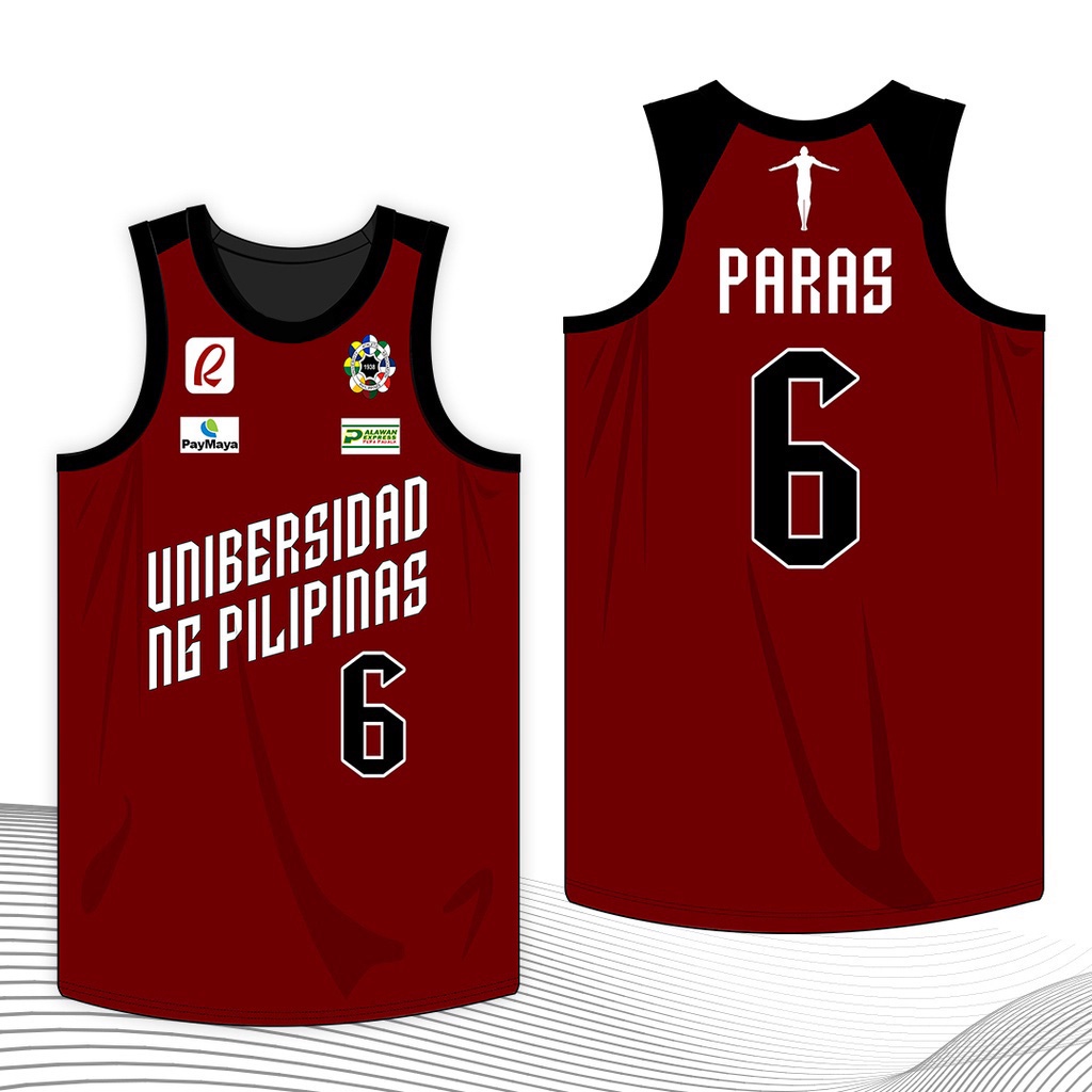 Áo Thun Bóng Rổ In Chữ UP Fighting Maroons UAAP Của Đại Học Philippines