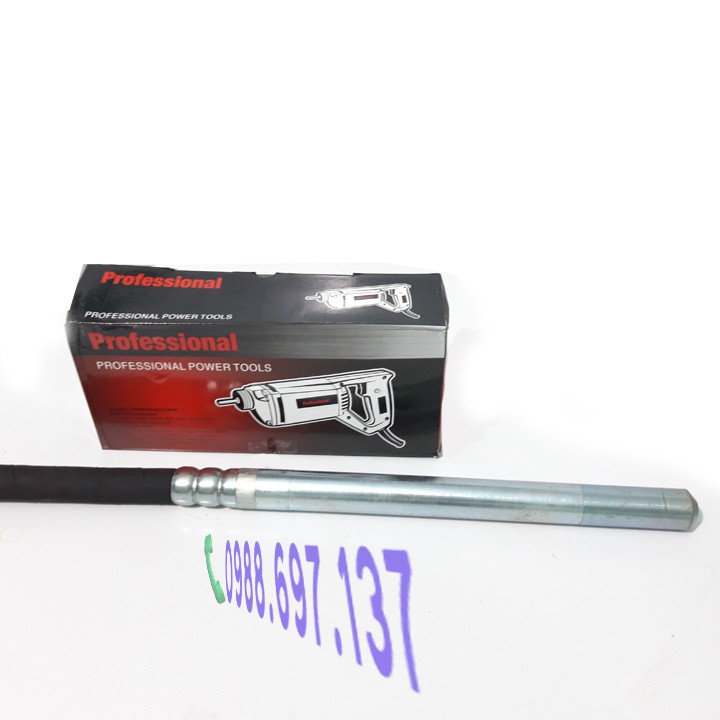 Máy đầm bê tông cầm tay Professional 800W + dây dầm 1m2