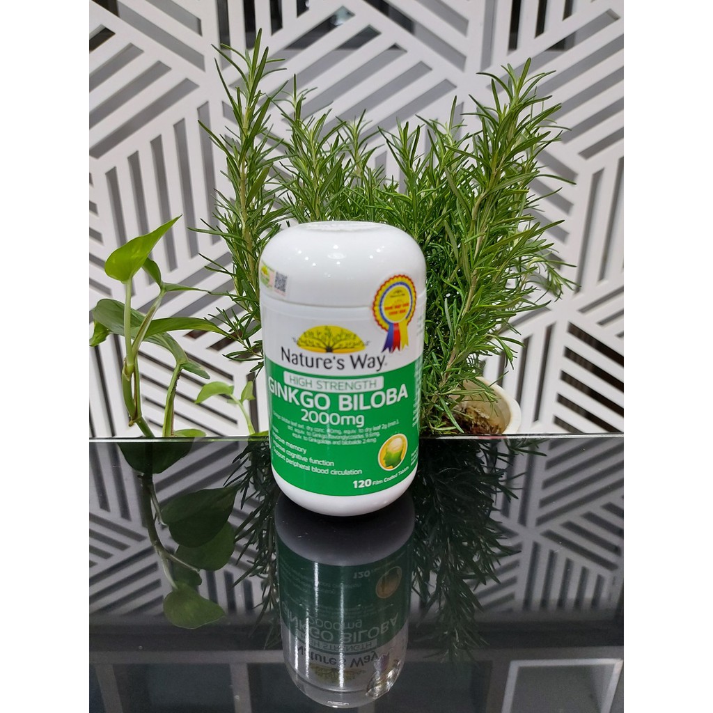 Nature's Way Ginkgo Biloba 2000mg - Viên uống hỗ trợ tăng cường sức khỏe não bộ | BigBuy360 - bigbuy360.vn