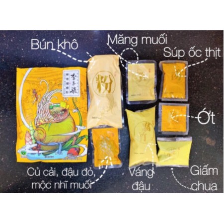 Bún ốc cay Liễu Châu - Lý Tử Thất 335g/ Luobawang 330g/ Xianfantian 300g