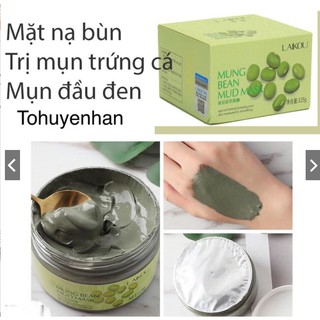 Mặt nạ bùn đậu xanh laikou 125gr nội địa trung