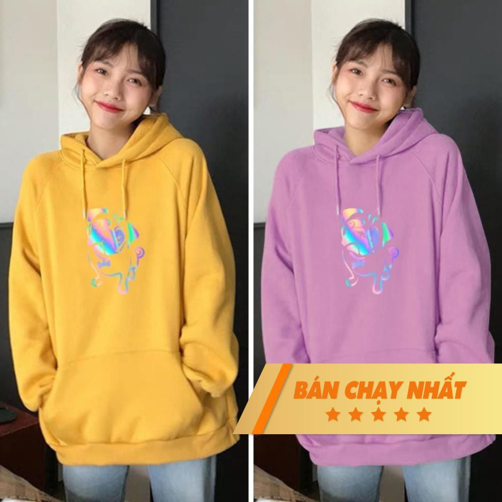 Áo khoác hoodie phản quang nỉ Chó Pug KN29 Chuẩn Xịn - Amore mio Closet | BigBuy360 - bigbuy360.vn