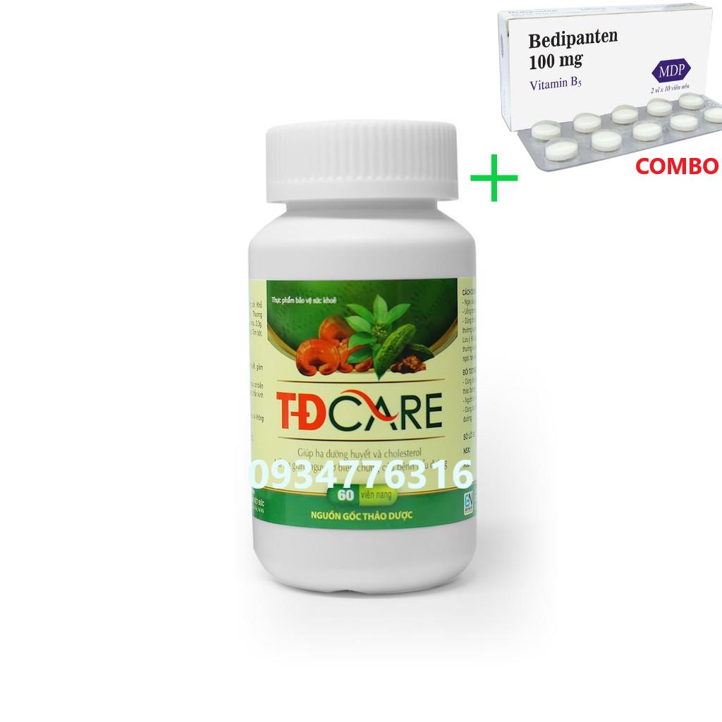 Combo Bedipanten 100mg +  ✅ TĐCARE - Hỗ trợ điều trị tiểu đường hiệu quả