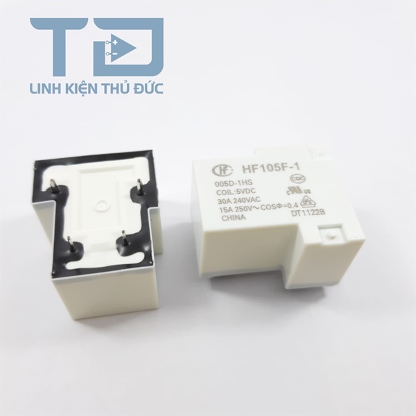 Relay Hongfa HF105F-1/005D-1HS 30A/240VAC 5VDC