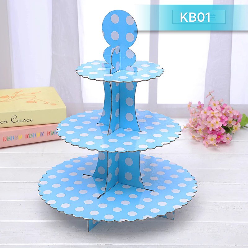 (NHIỀU MẪU) Kệ Đựng Bánh Cupcake sinh nhật siêu xinh