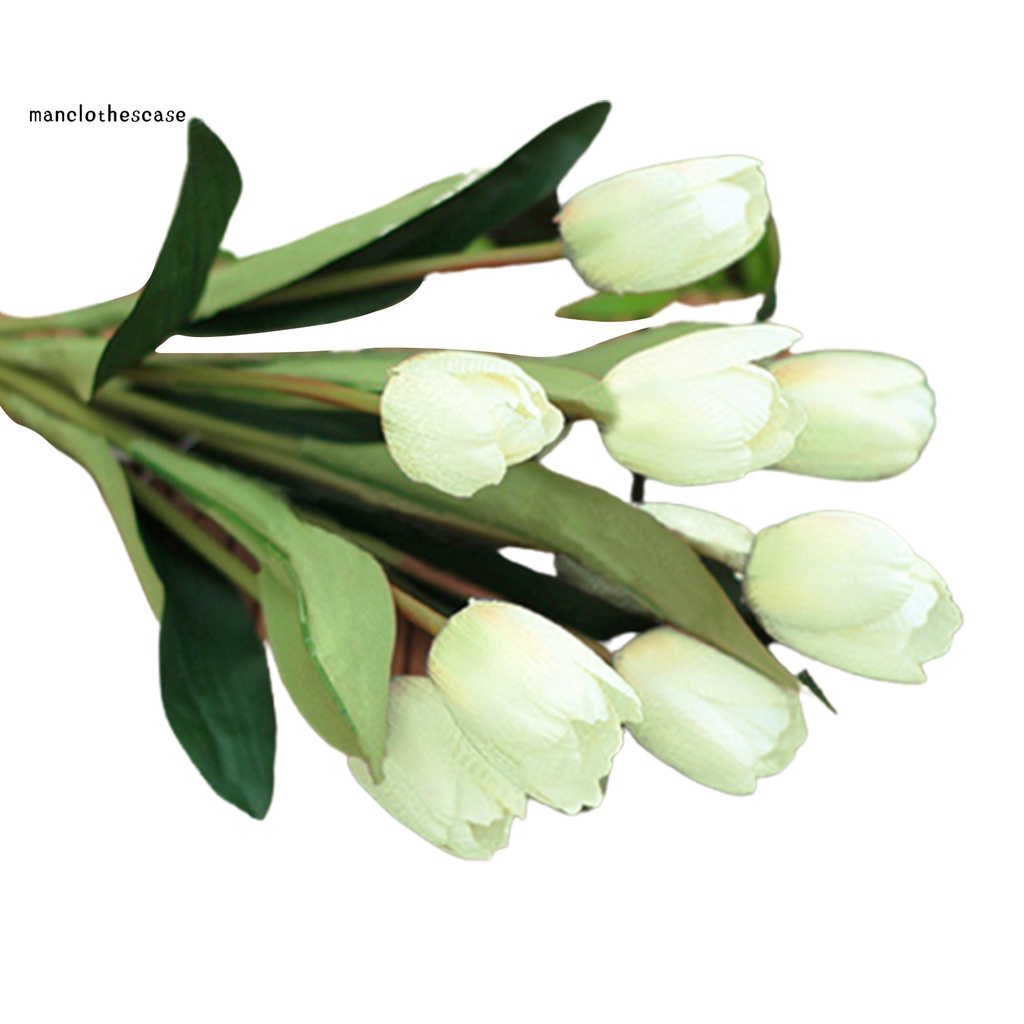 Hoa Tulip Giả Bằng Vải Lụa Dùng Trang Trí Nhà Cửa