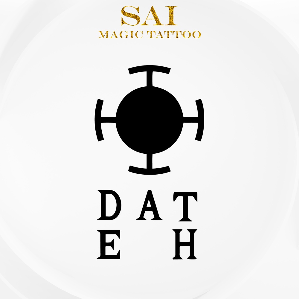 Miếng dán hình xăm tạm thời SAI MAGIC TATTOO 10CM×06CM chống thấm nước lâu trôi lên đến 2 tuần 480