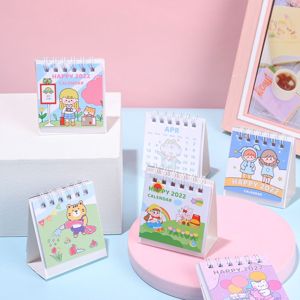 Lịch Để Bàn Thiết Kế Dễ Thương Nhỏ Gọn Tiện Dụng Cho Gia Đình