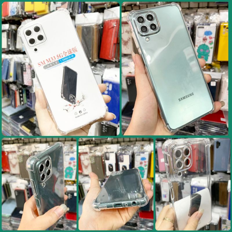 Ốp lưng Samsung M23 / F23 / M33 5G / M53 5G / M54 5G  dẻo siêu trong suốt chống sốc bảo vệ camera
