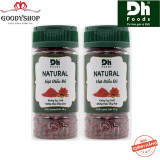 ComBo2 Hũ Natural Hạt điều đỏ Dh Foods 50g DHGVT63 GOODYSHOP