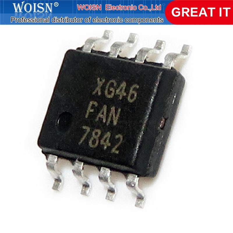 Bộ 10 Linh Kiện Bán Dẫn Ic Fan7842Mx Fan7842 Sop-8