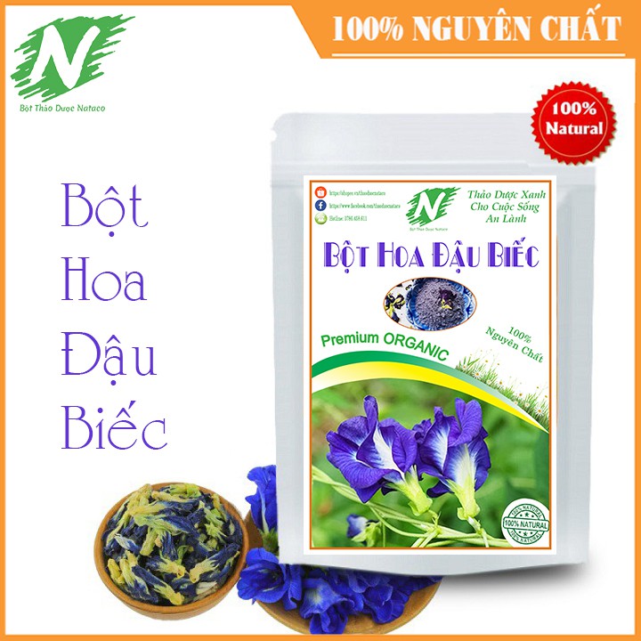 Bột Hoa Đậu Biếc Nguyên Chất 100g