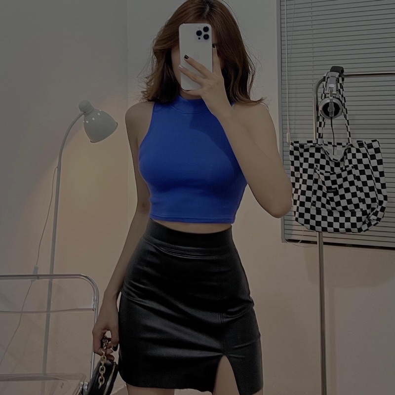 Áo cổ lọ nhiều màu