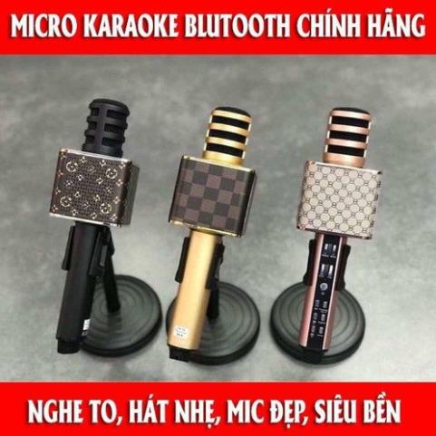 Micro Karaoke Bluetotoh SD18 Kiêm Loa và Mic - Âm Thanh Chất Lượng , Hát Nhẹ Thu Giọng Tốt , Dễ Sử Dụng, Nhỏ Gọn