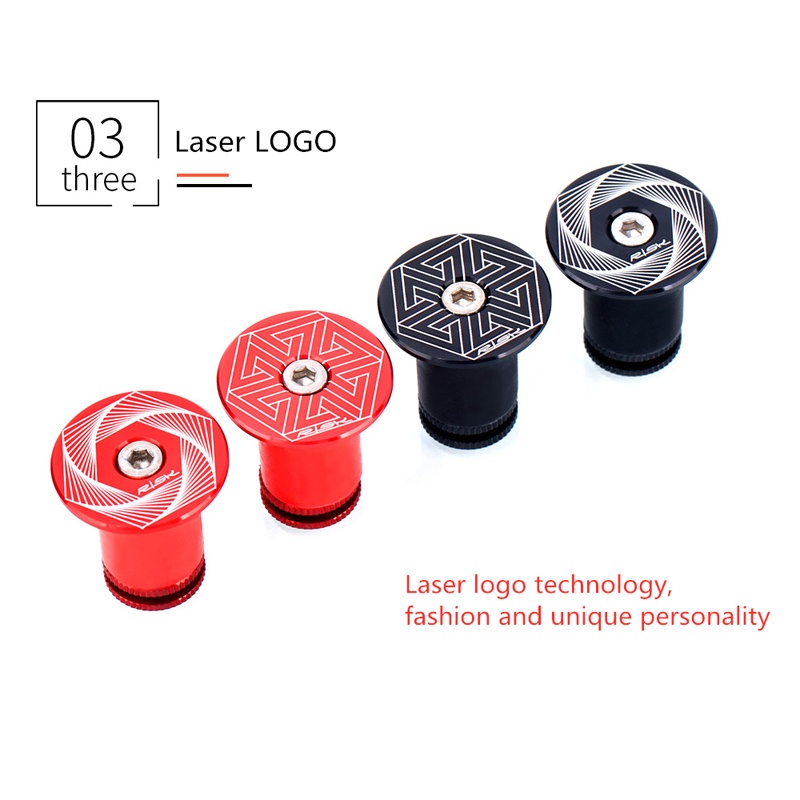 1 Cặp Nút Gắn Tay Lái Xe Đạp Bằng Hợp Kim Nhôm Gọn Nhẹ