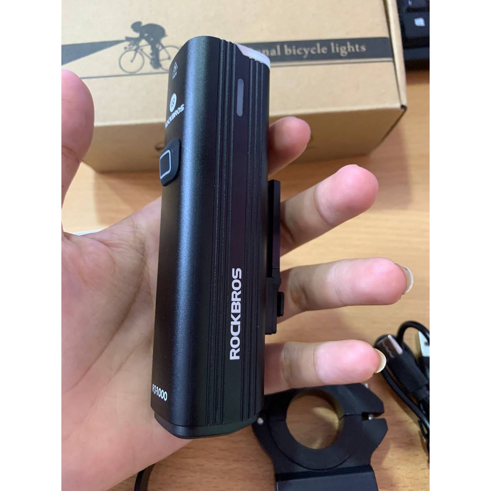 Đèn xe đạp ROCKBROS R3 / RHL /GIYO 1000LM CHÍNH HÃNG siêu sáng