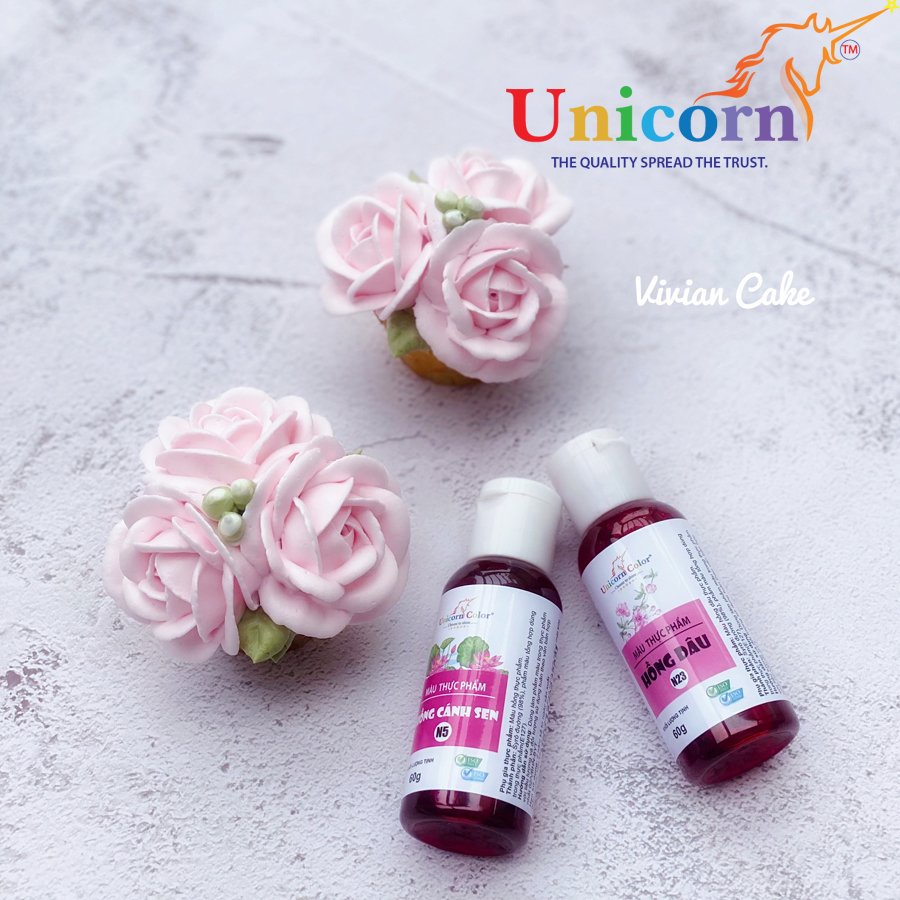 Màu Thực Phẩm Vàng Tươi Unicorn Không Đắng 60gr A07