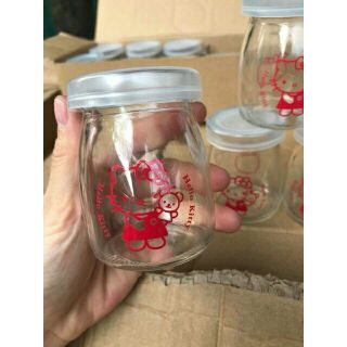 12 hũ làm sữa chua thủy tinh 100ml