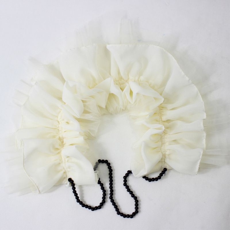Cổ Áo Rời Chiffon Đính Ngọc Trai Giả Thời Trang Cho Búp Bê YOUYO