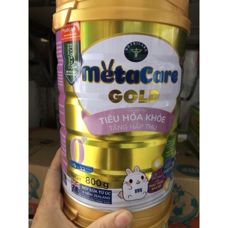 Combo 2 lon sữa Metacre gold số 0