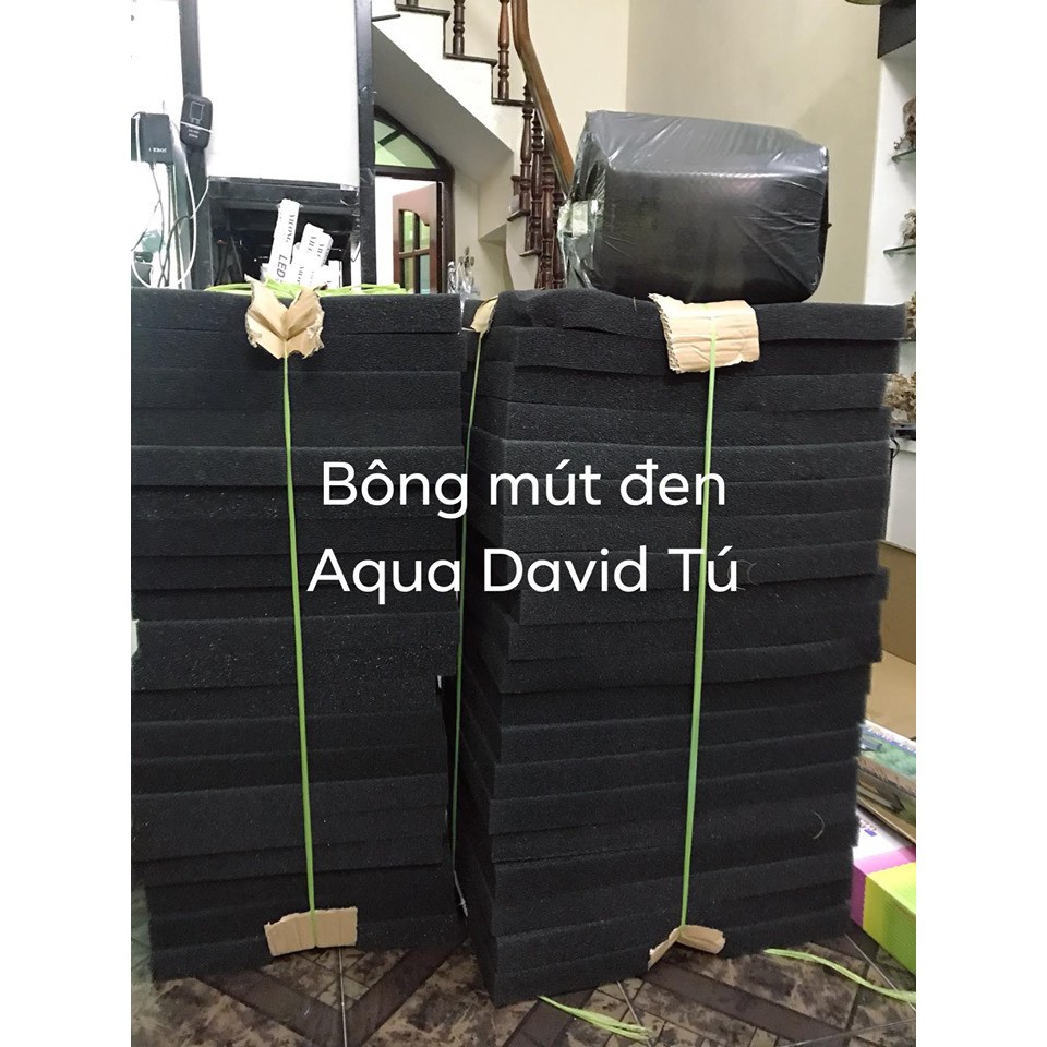 Bông mút đen lọc thô bể cá cảnh