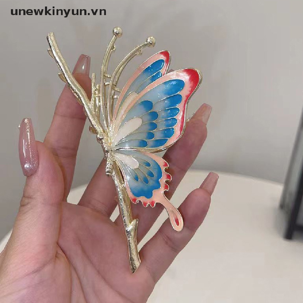 Kẹp Tóc Càng Cua Cỡ Lớn Phong Cách Vintage Thời Trang Cho Nữ