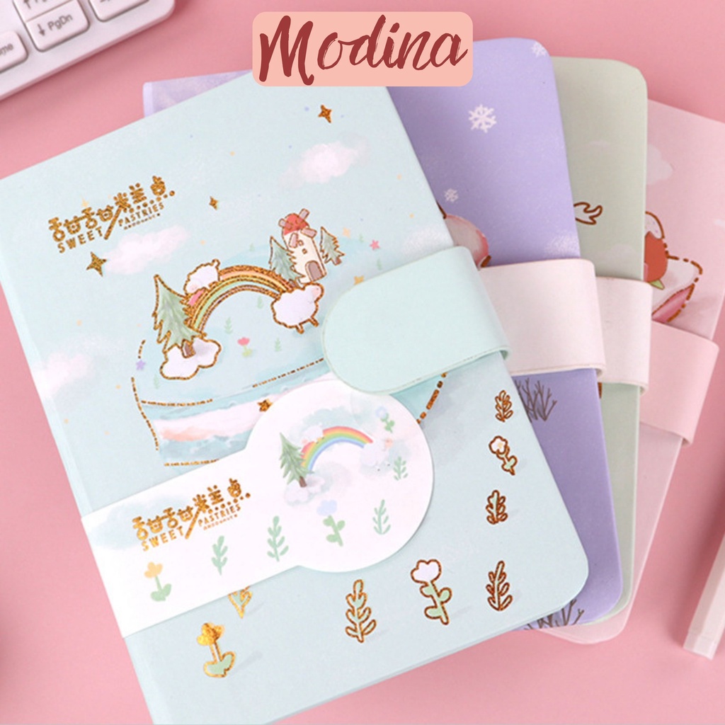 Sổ tay cute dễ thương a6 MODINA, vở ghi chép kiểu Hàn quốc cute