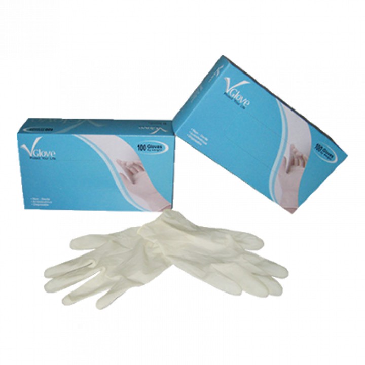 Găng tay y tế có bột VGlove đủ size XS, S, M, L