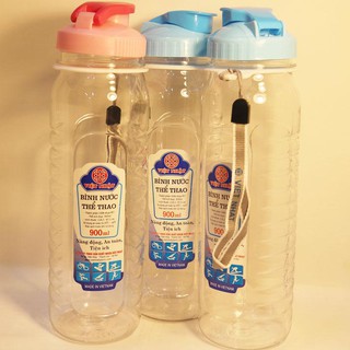 Bình nước thể thao 900ml nhựa Việt Nhật