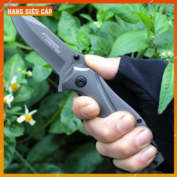 HÀNG CAO CẤP -  Dao Phượt Gấp Strider knives 313 Đi Rừng Dao Du Lich Gọt Hoa Quả Bỏ Túi  - Hàng Cao Cấp