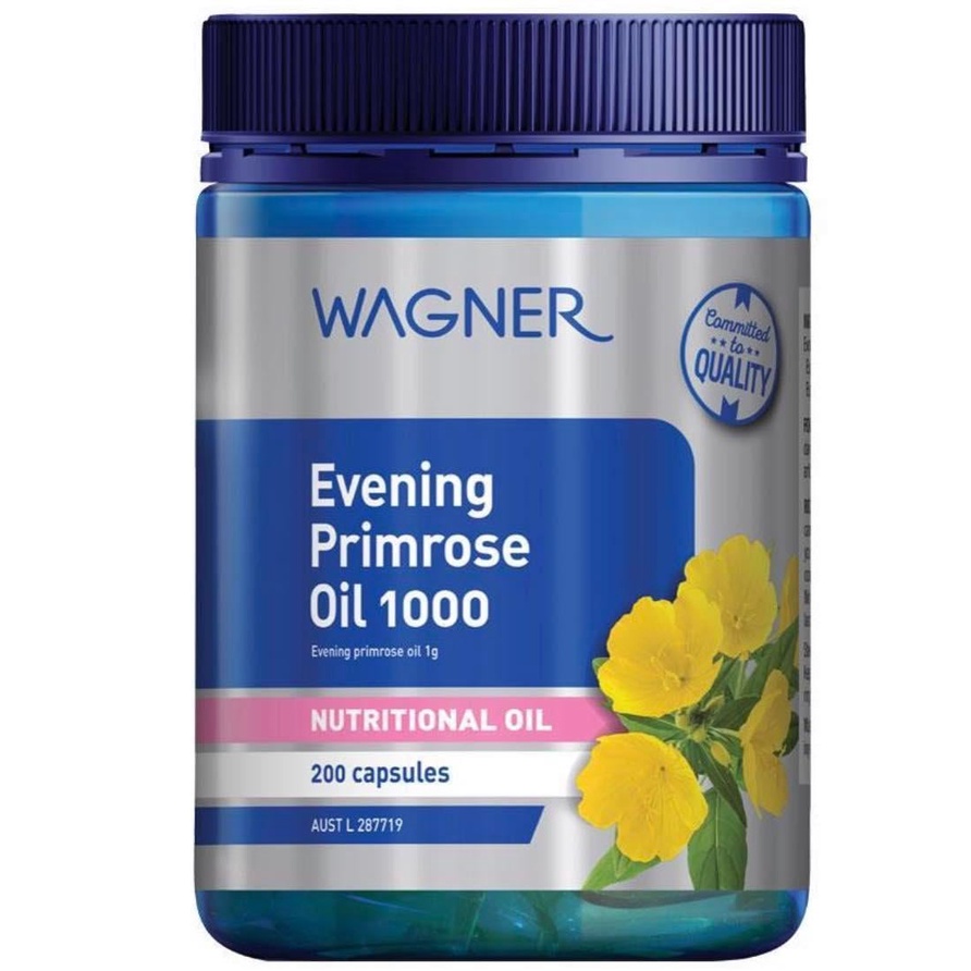 Viên Uống Tinh Dầu Hoa Anh Thảo Wagner Evening Primrose Oil 1000 200 Capsules