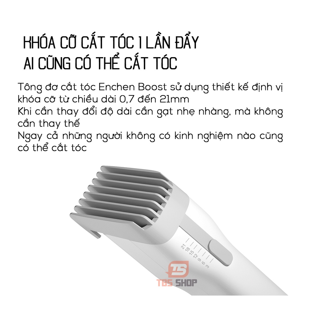 Tông đơ xiaomi Enchen pro - Tông đơ cắt tóc chính hãng xiaomi