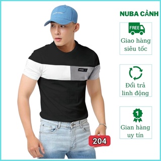 Áo thun nam hàn quốc cao cấp đẹp giá rẻ,áo phông ali 204
