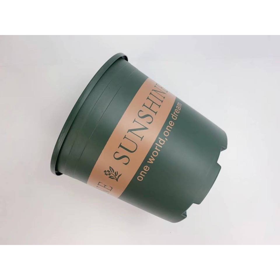 CHẬU  MONROVIA  SỐ 5 NHẬP KHẨU+ KÈM ĐĨA_  CHẬU NHỰA TRỒNG HOA CÂY CẢNH TRONG NHÀ GIÁ RẺ